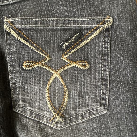 Paco Jeans Y2K Womens Juniors Black Pockets Casual Size 5/32 INCH INSEAM - Picture 9 of 9